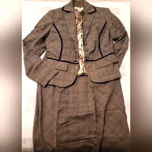 Jones NY plaid suit
